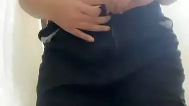 Big boobs GF romancing lover with mouth and pussy fucking