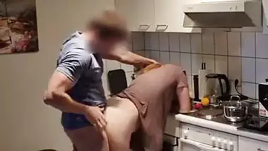 Before her husband arrives