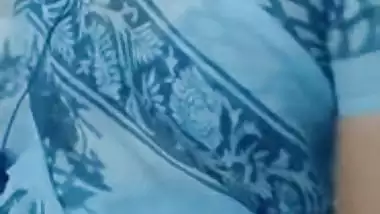 Shy bhabhi flashes boobs on private cam nude show