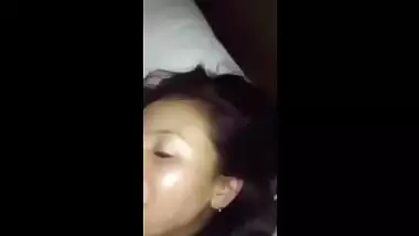 Whore with tattooed hand enjoys Indian sex partner's XXX thing drilling pussy