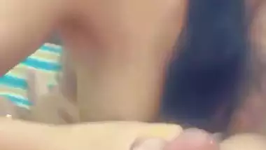 Cute girl romantic fucking session and blowjob MMS