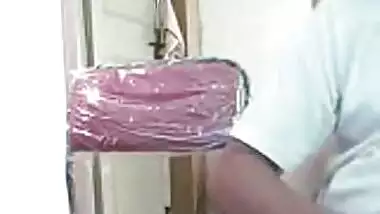 Shy Indian GF shows her big juggs on webcam.