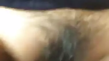 Sexy Girl Hairy Pussy Fucking in Car