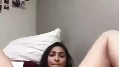 Desi nude Mumbai girl fucks her asshole with a makeup brush