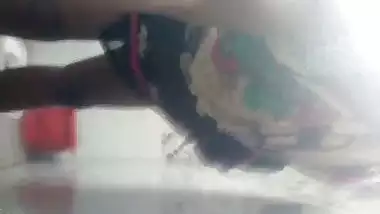 Local sexy boudi from Bangladesh in saree fingering yoni