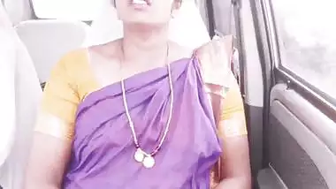 Indian maid car sex Telugu dirty talks.