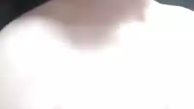 Big boobed Indian aunty naked solo