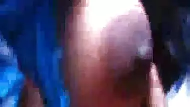 Sliding Saree And Pressing Boobs Of Sexy Tamil Wife