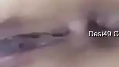 XXX model of Indian origin teases men gently massaging boobs