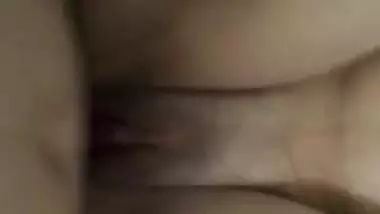 Naked girl in hotel room fucked by lover with condom